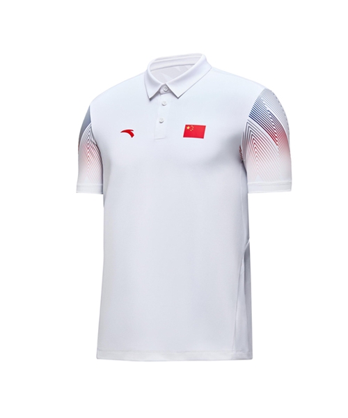 國旗男女同款短袖POLO